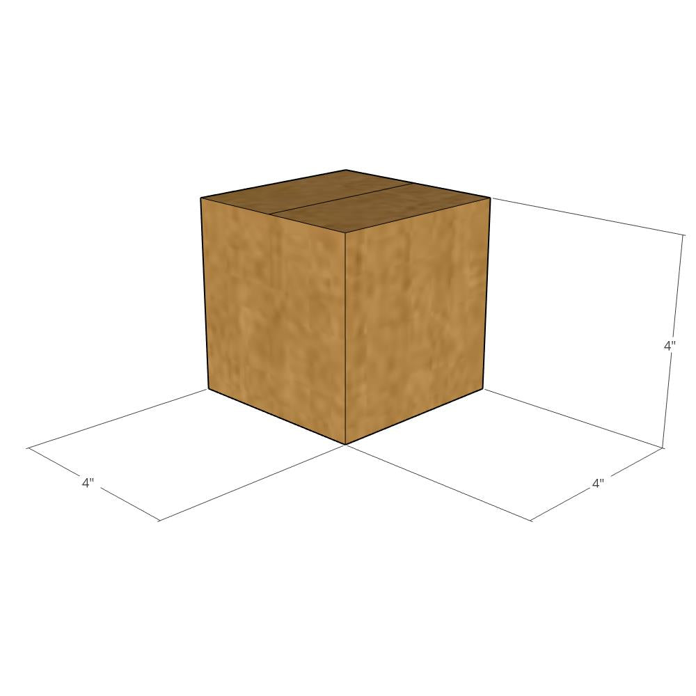 4 x 4 x 4" Corrugated Boxes -25 per Bundle