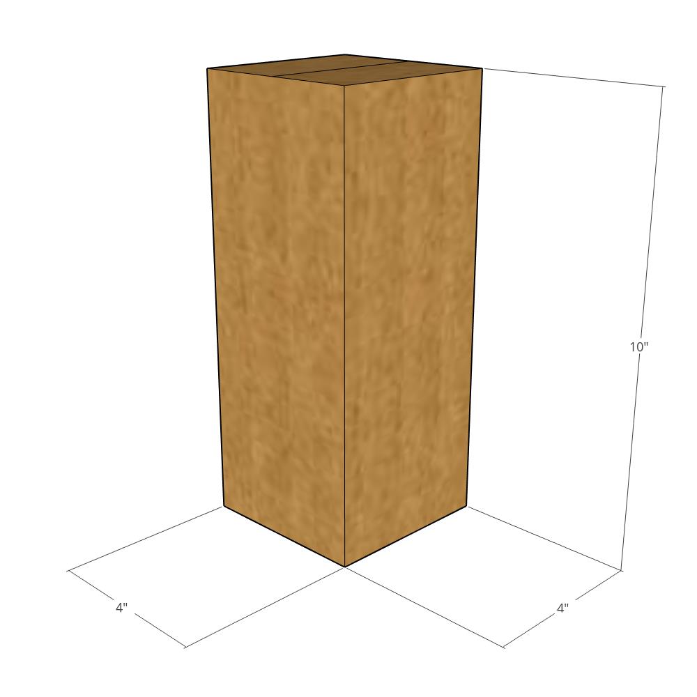 4 x 4 x 10" Tall Corrugated Boxes -25 per Bundle