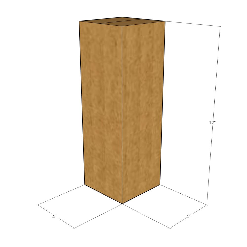 4 x 4 x 12" Tall Corrugated Boxes -25 per Bundle