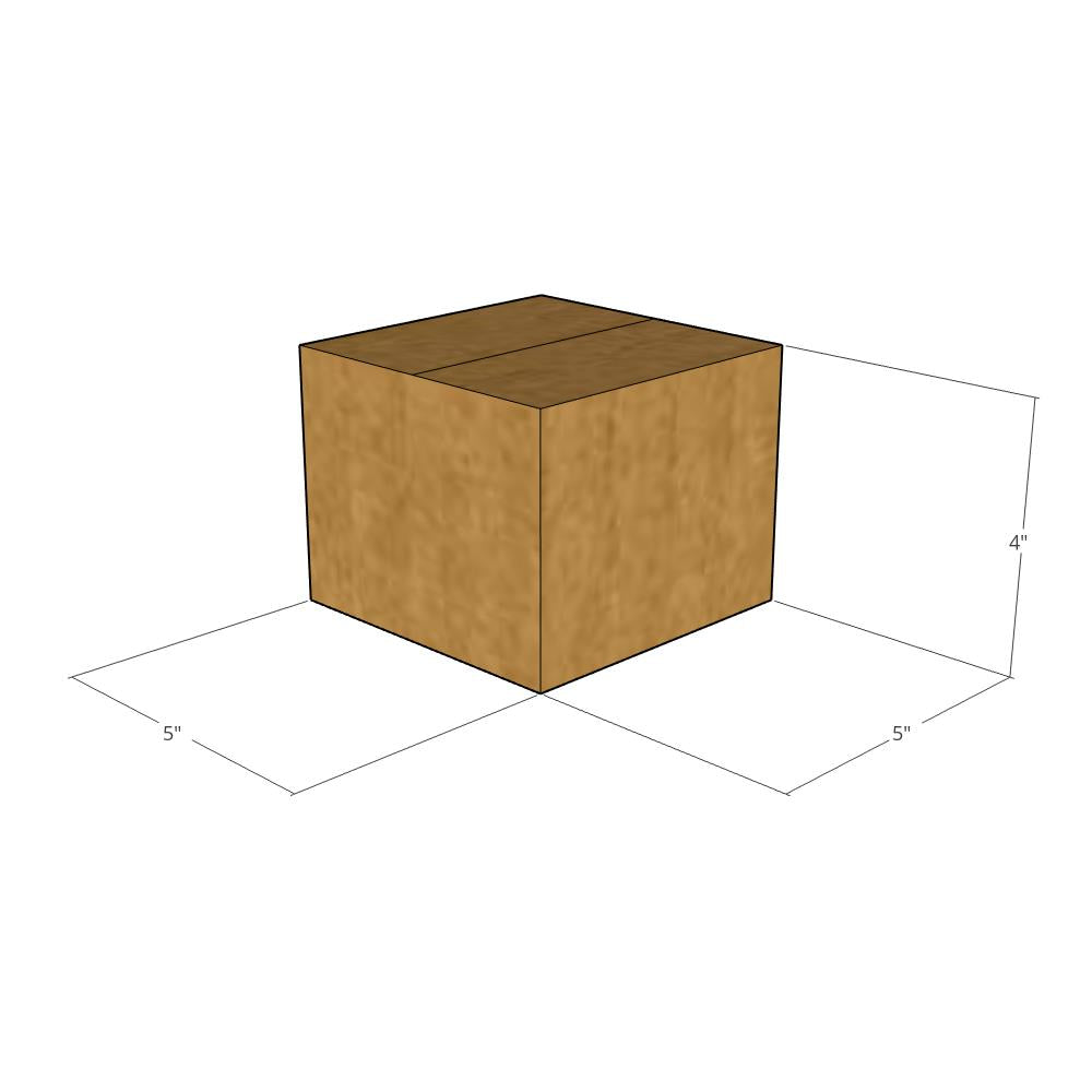 5 x 5 x 4" Corrugated Boxes -25 per Bundle
