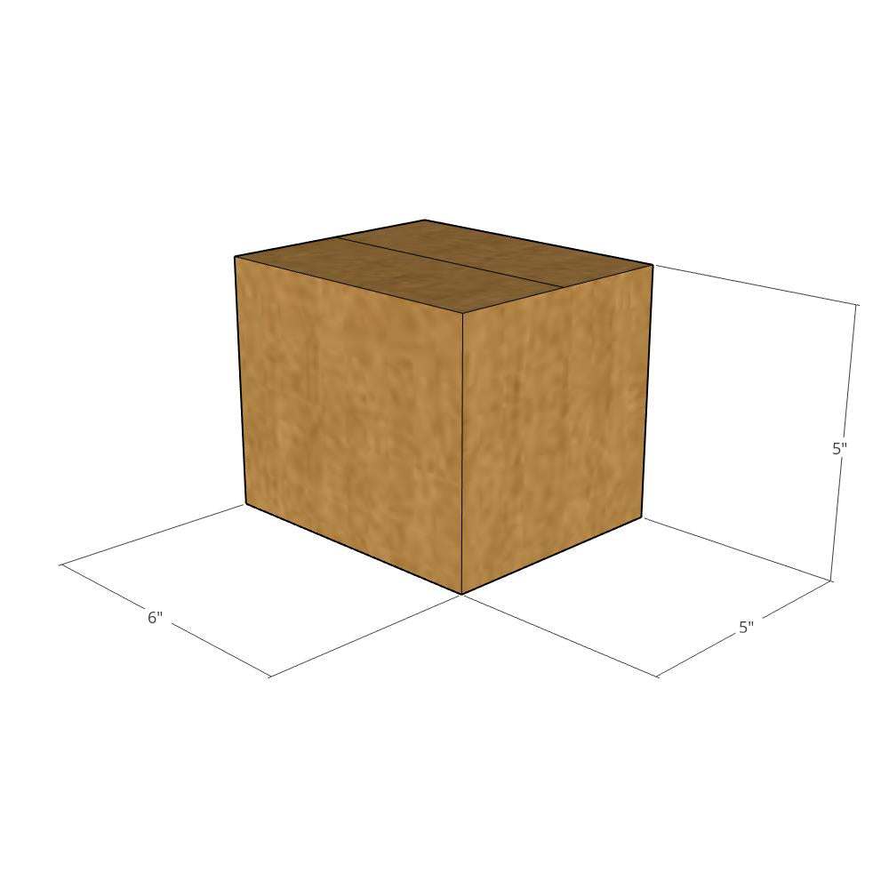 6 x 5 x 5" Corrugated Boxes -25 per Bundle