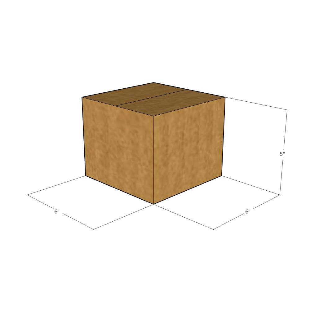 6 x 6 x 5" Corrugated Boxes -25 per Bundle