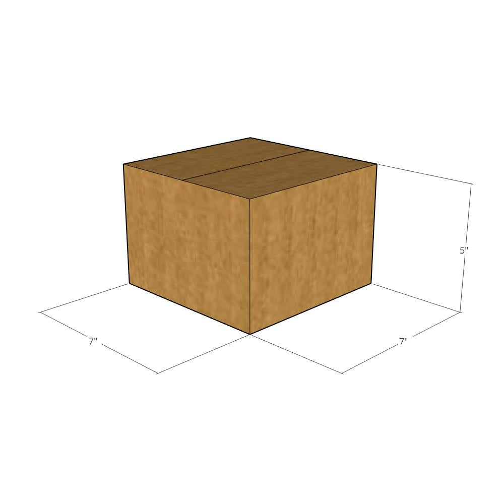 7 x 7 x 5" Corrugated Boxes -25 per Bundle