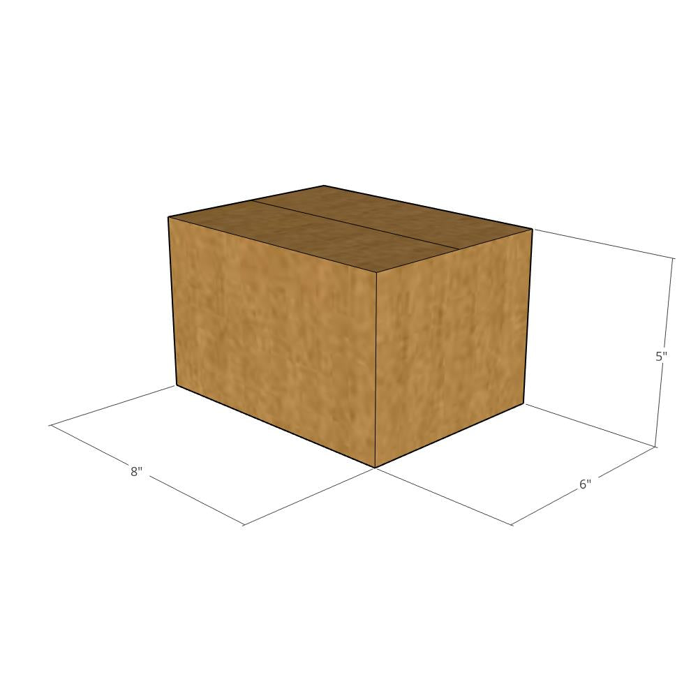 8 x 6 x 5" Corrugated Boxes -25 per Bundle