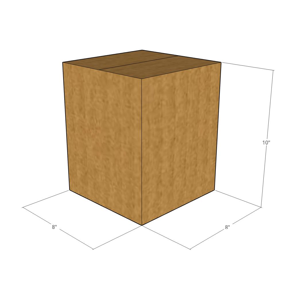 8 x 8 x 10" Corrugated Boxes -25 per Bundle