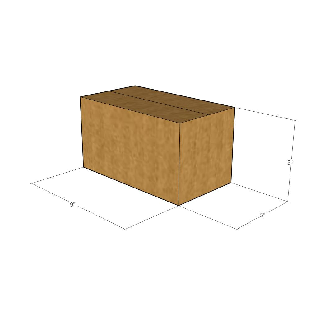 9 x 5 x 5" Corrugated Boxes -25 per Bundle