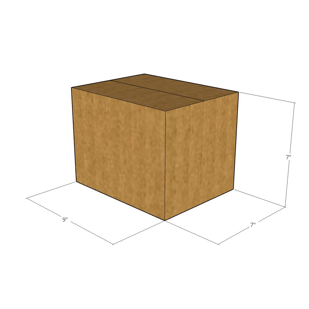 9 x 7 x 7" Corrugated Boxes -25 per Bundle