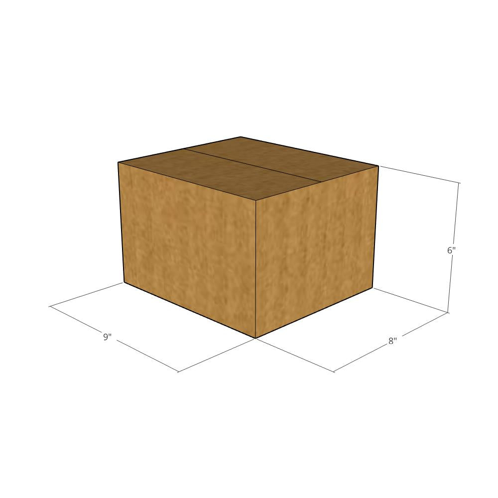 9 x 8 x 6" Corrugated Boxes -25 per Bundle