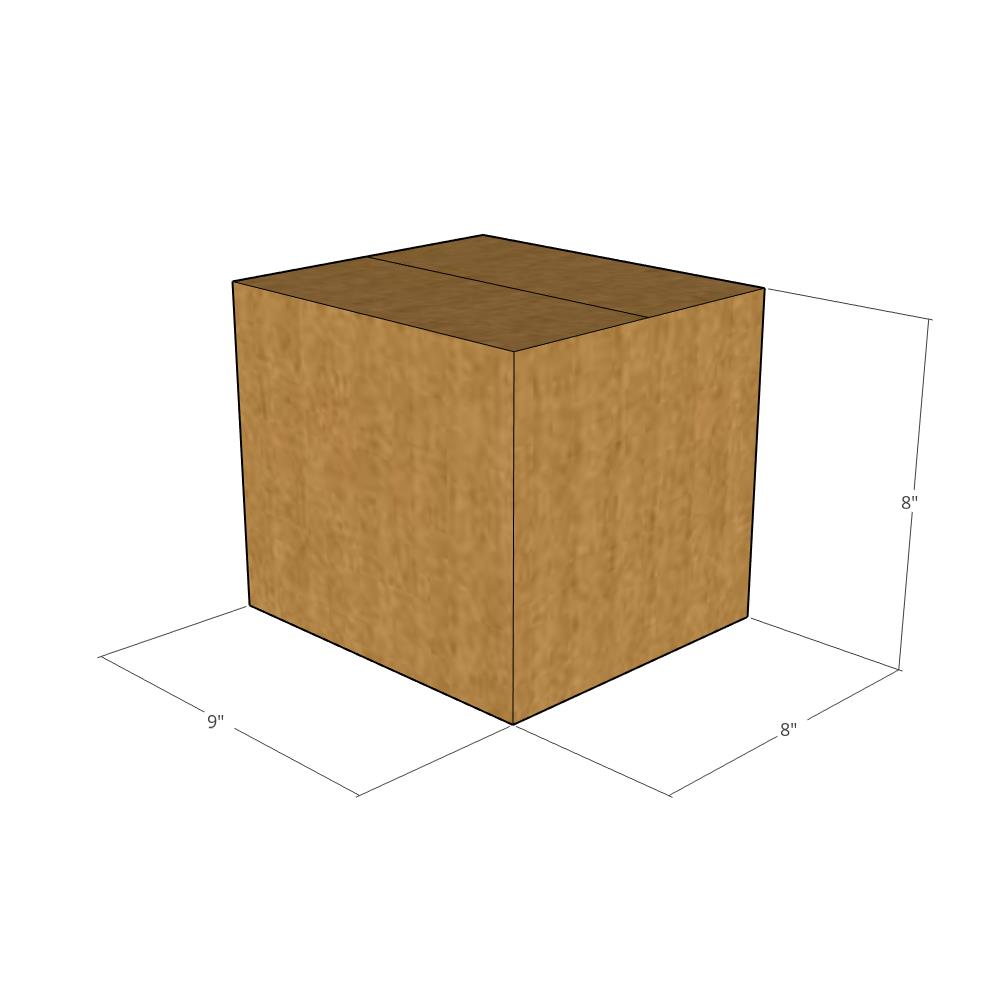9 x 8 x 8" Corrugated Boxes -25 per Bundle