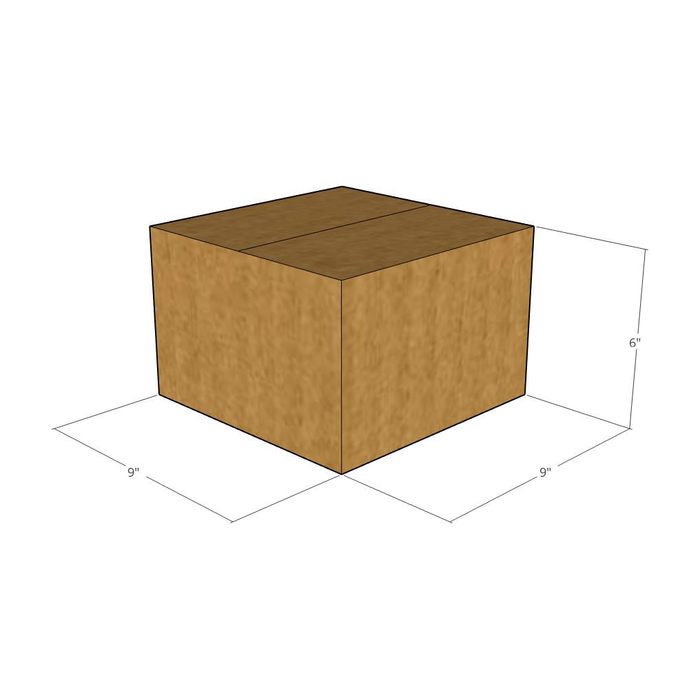 9 x 9 x 6" Corrugated Boxes -25 per Bundle