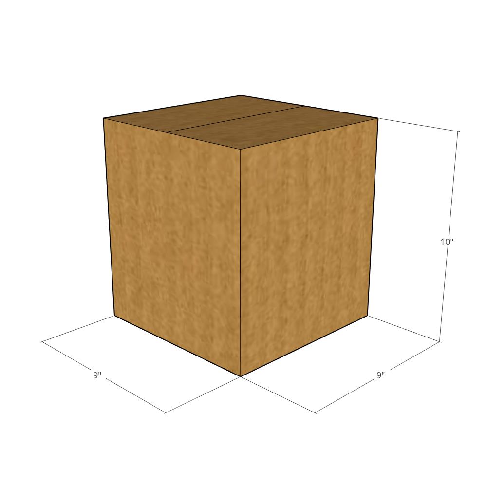 9 x 9 x 10" Corrugated Boxes -25 per Bundle