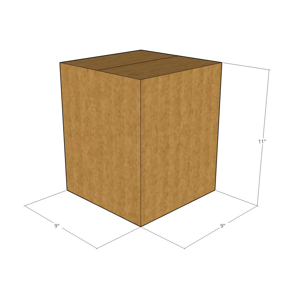 9 x 9 x 11" Corrugated Boxes -25 per Bundle