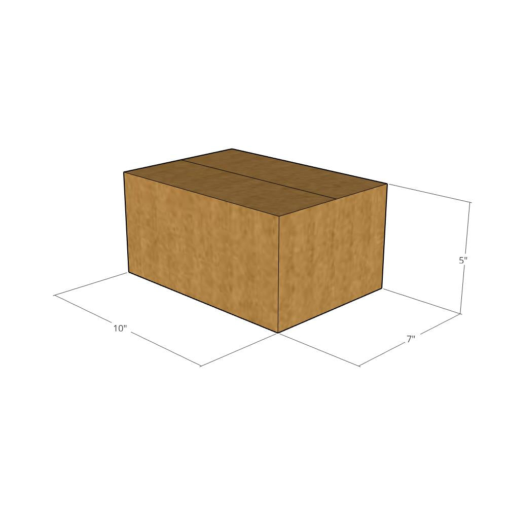 10 x 7 x 5" Corrugated Boxes -25 per Bundle