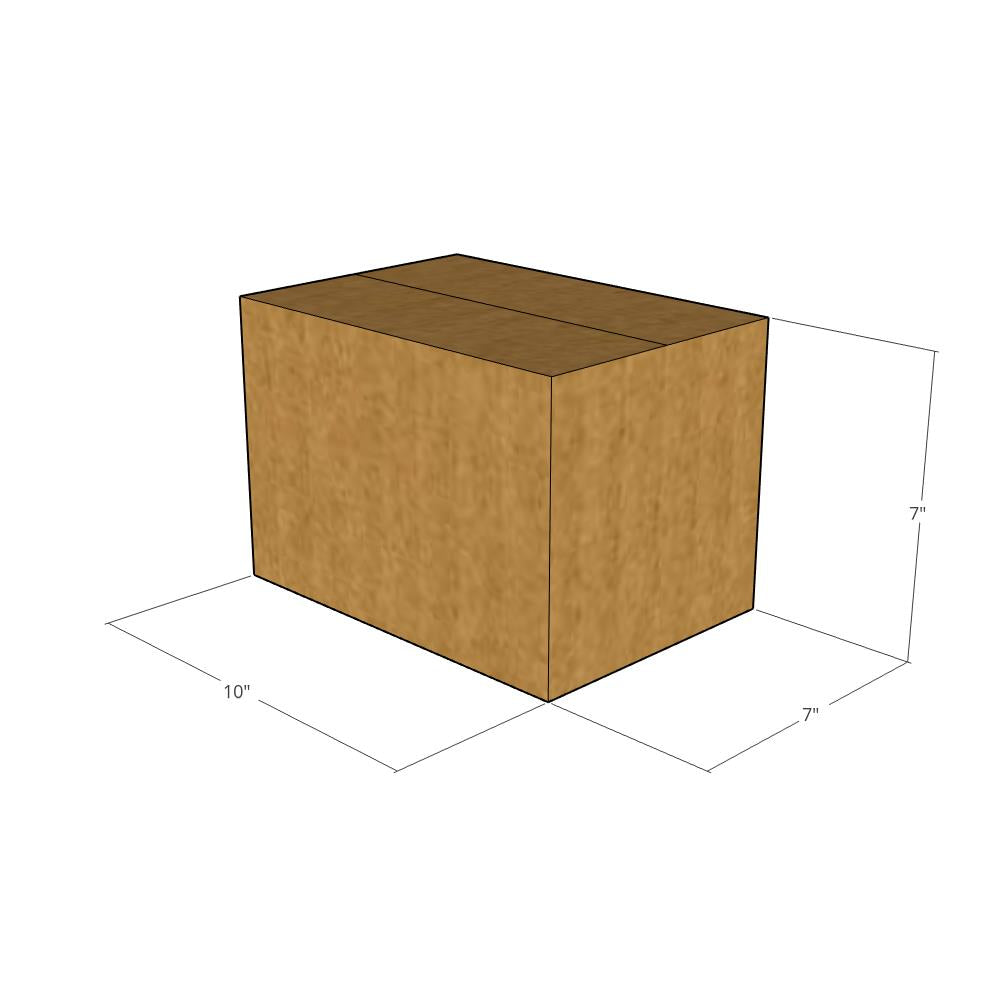 10 x 7 x 7" Corrugated Boxes -25 per Bundle