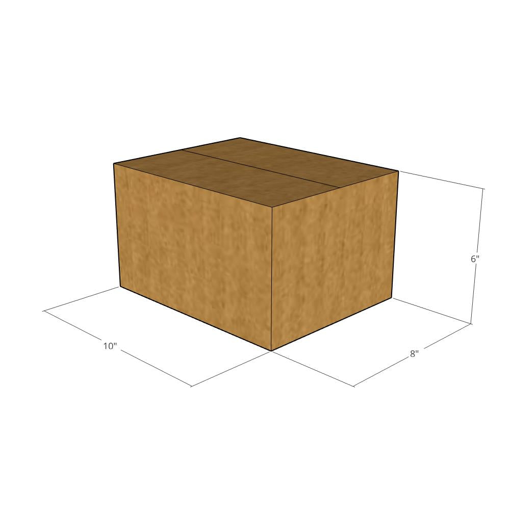 10 x 8 x 6" Corrugated Boxes -25 per Bundle