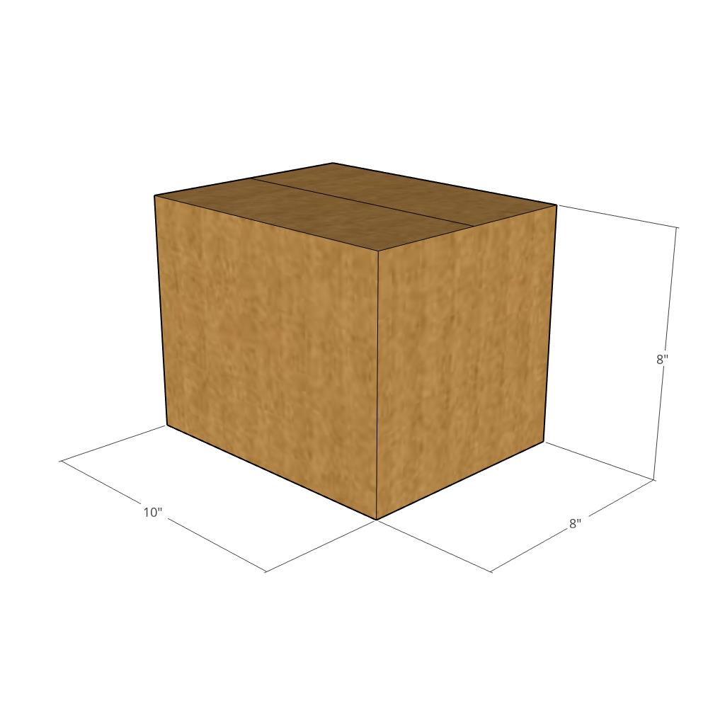10 x 8 x 8" Multi-Depth Corrugated Boxes -25 per Bundle