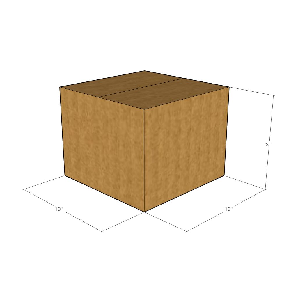 10 x 10 x 8" Corrugated Boxes -25 per Bundle