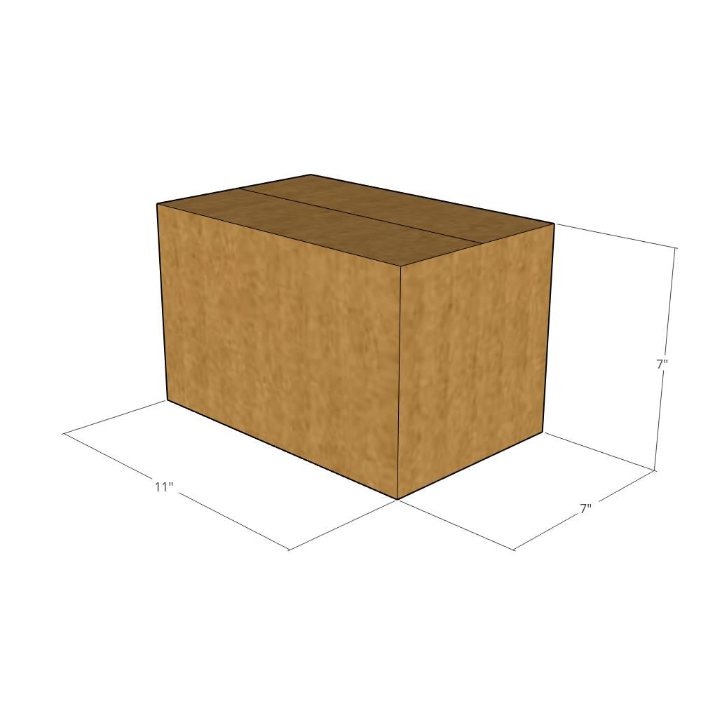 11 x 7 x 7" Corrugated Boxes -25 per Bundle