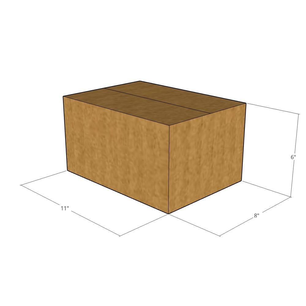 11 x 8 x 6" Corrugated Boxes -25 per Bundle