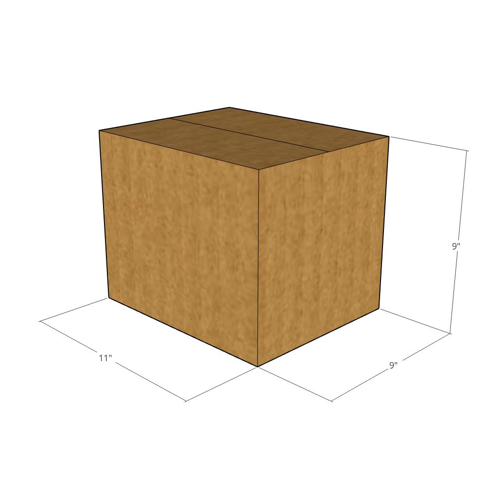 11 x 9 x 9" Corrugated Boxes -25 per Bundle
