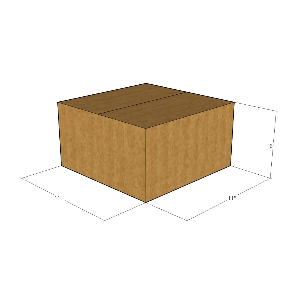 11 x 11 x 6" Corrugated Boxes -25 per Bundle