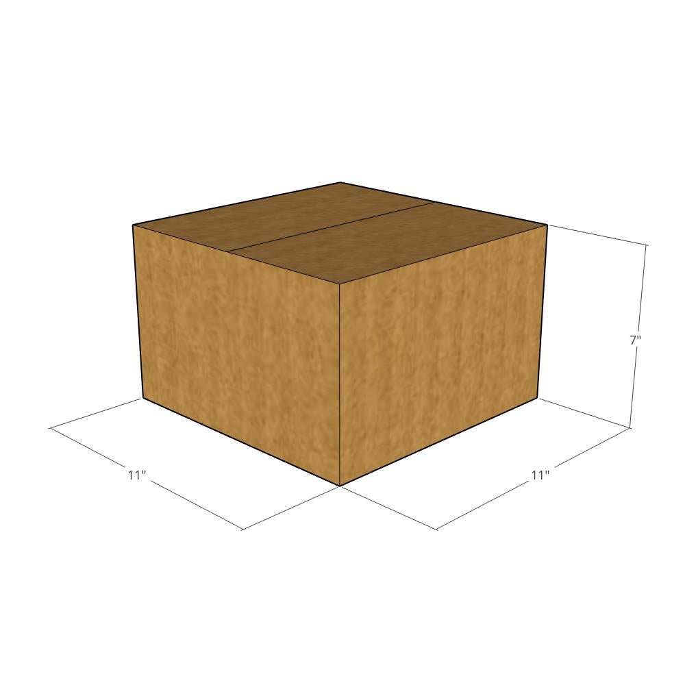 11 x 11 x 7" Corrugated Boxes -25 per Bundle