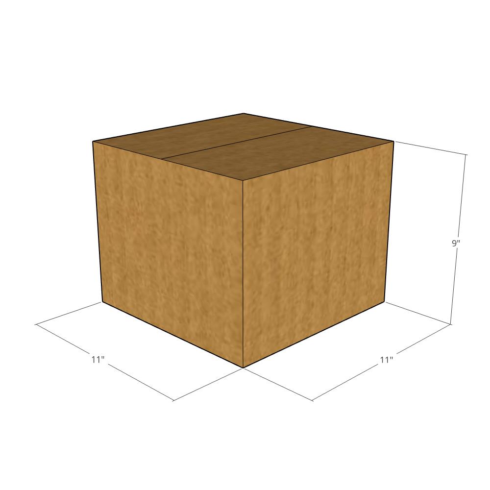 11 x 11 x 9" Corrugated Boxes -25 per Bundle
