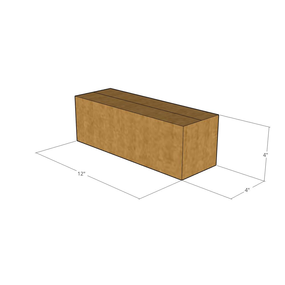 12 x 4 x 4" Long Corrugated Boxes -25 per Bundle