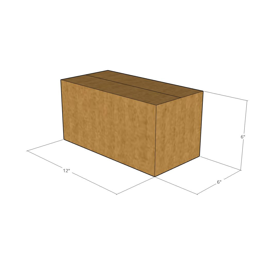 12 x 6 x 6" Heavy-Duty Corrugated Boxes -25 per Bundle