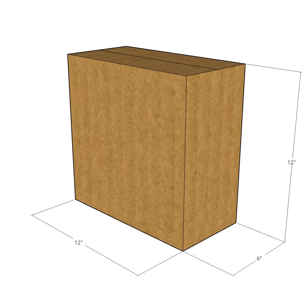 12 x 6 x 12" Corrugated Boxes -25 per Bundle