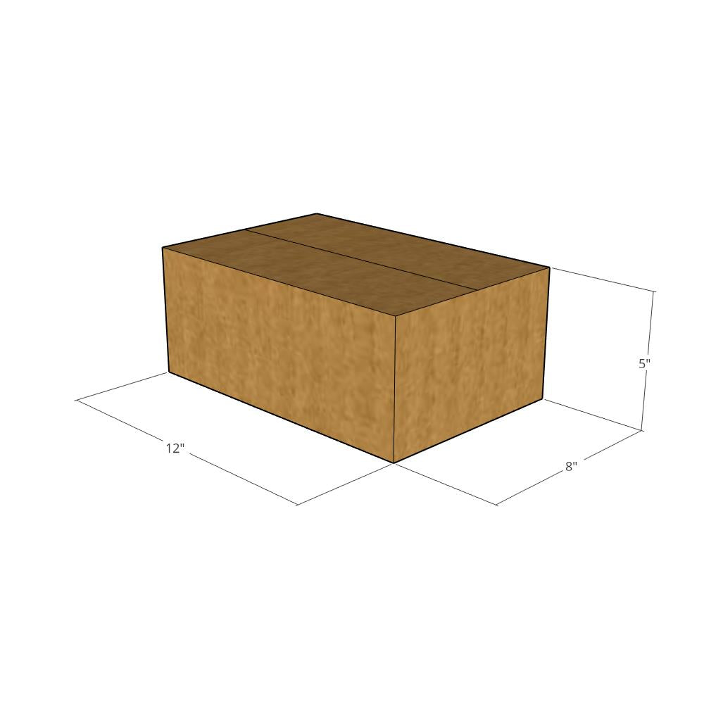 12 x 8 x 5" Corrugated Boxes -25 per Bundle