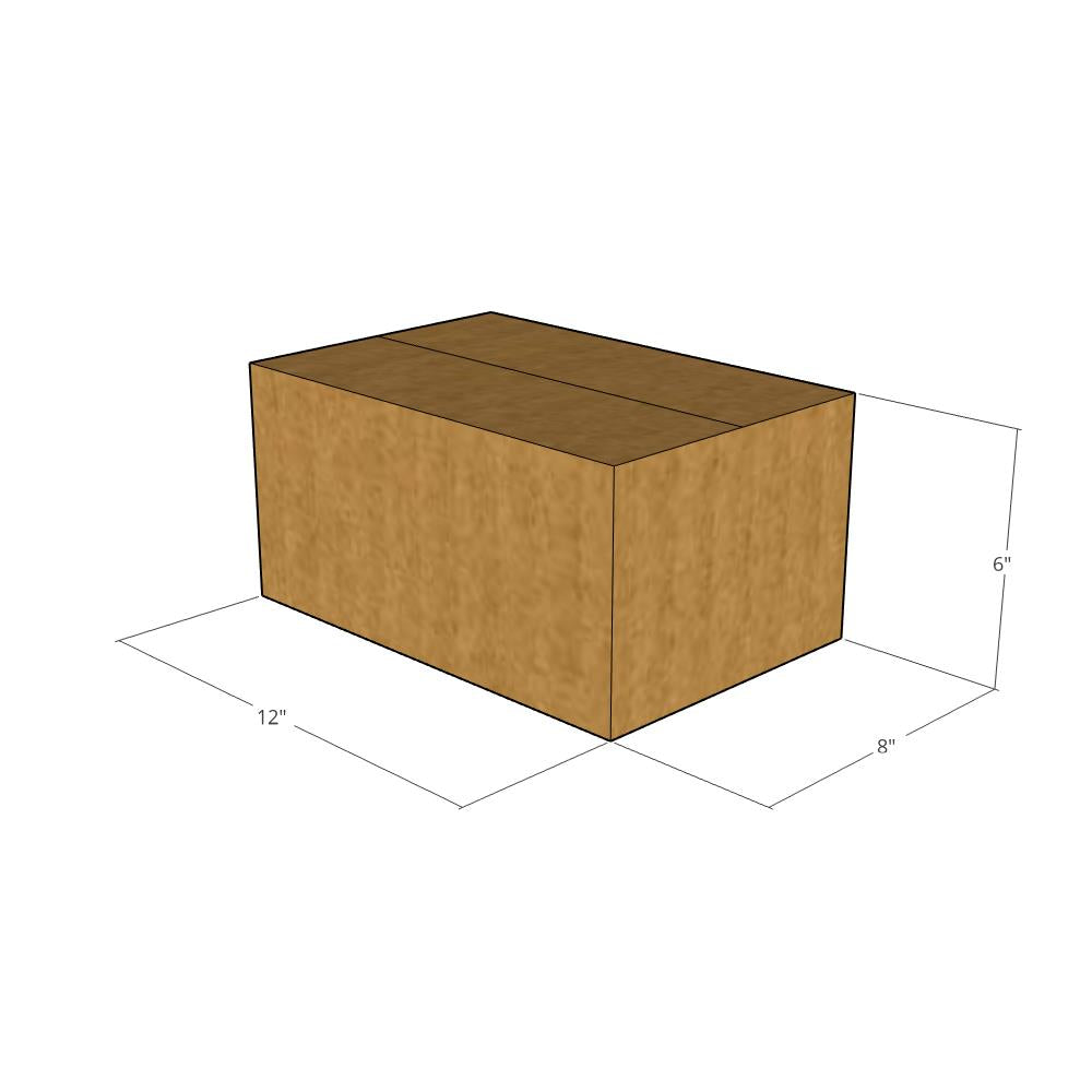 12 x 8 x 6" Corrugated Boxes -25 per Bundle