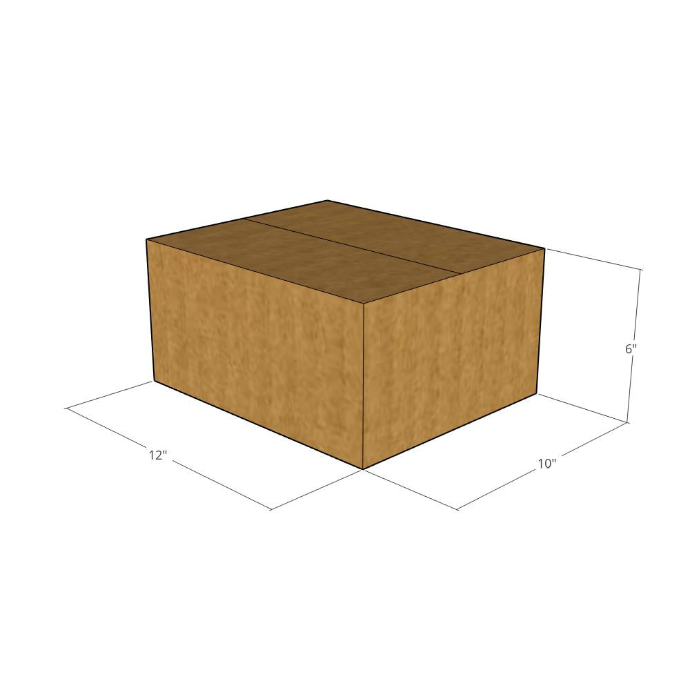 12 x 10 x 6" Corrugated Boxes -25 per Bundle