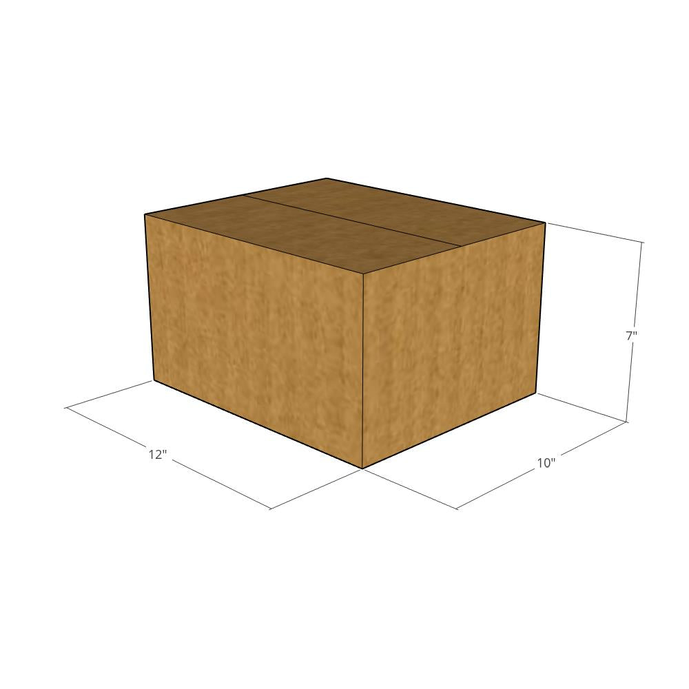12 x 10 x 7" Corrugated Boxes -25 per Bundle
