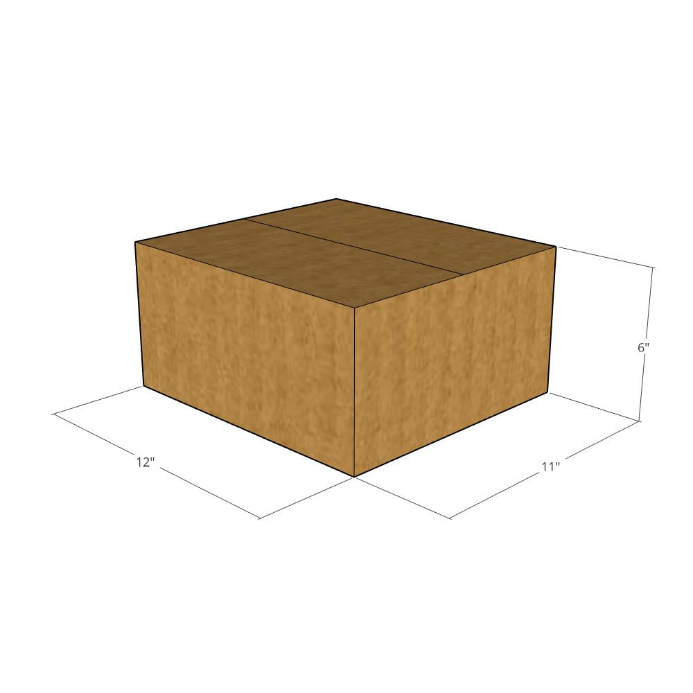 12 x 11 x 6" Corrugated Boxes -25 per Bundle