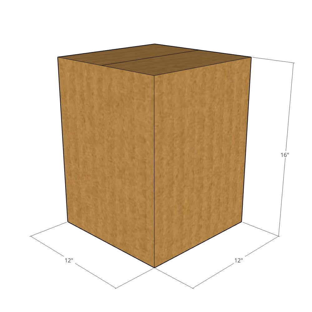 12 x 12 x 16" Corrugated Boxes -25 per Bundle