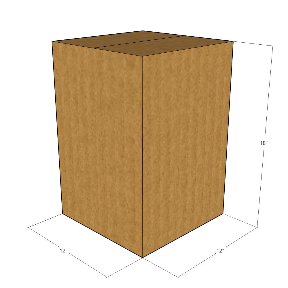 12 x 12 x 18" Corrugated Boxes -25 per Bundle