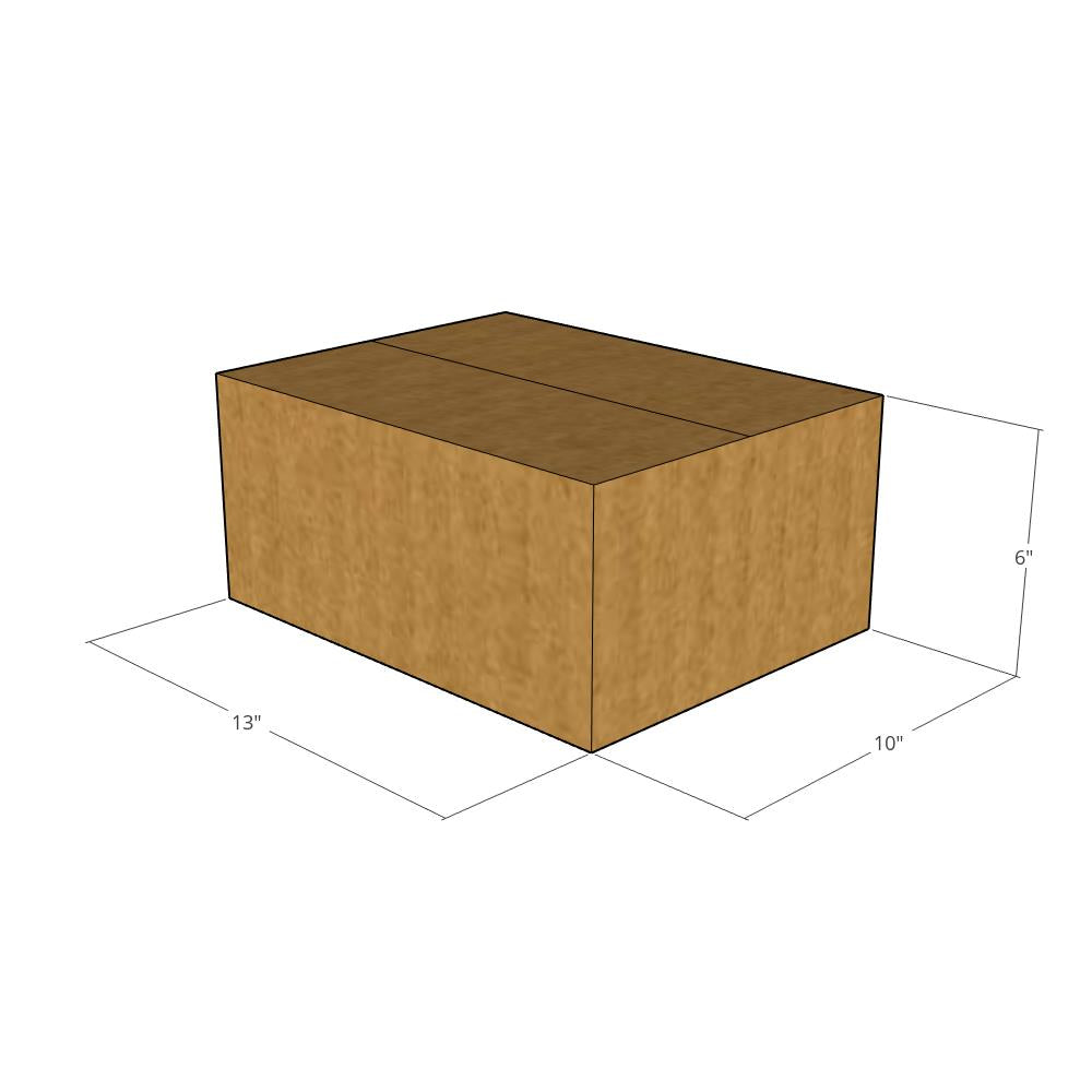 13 x 10 x 6" Corrugated Boxes -25 per Bundle