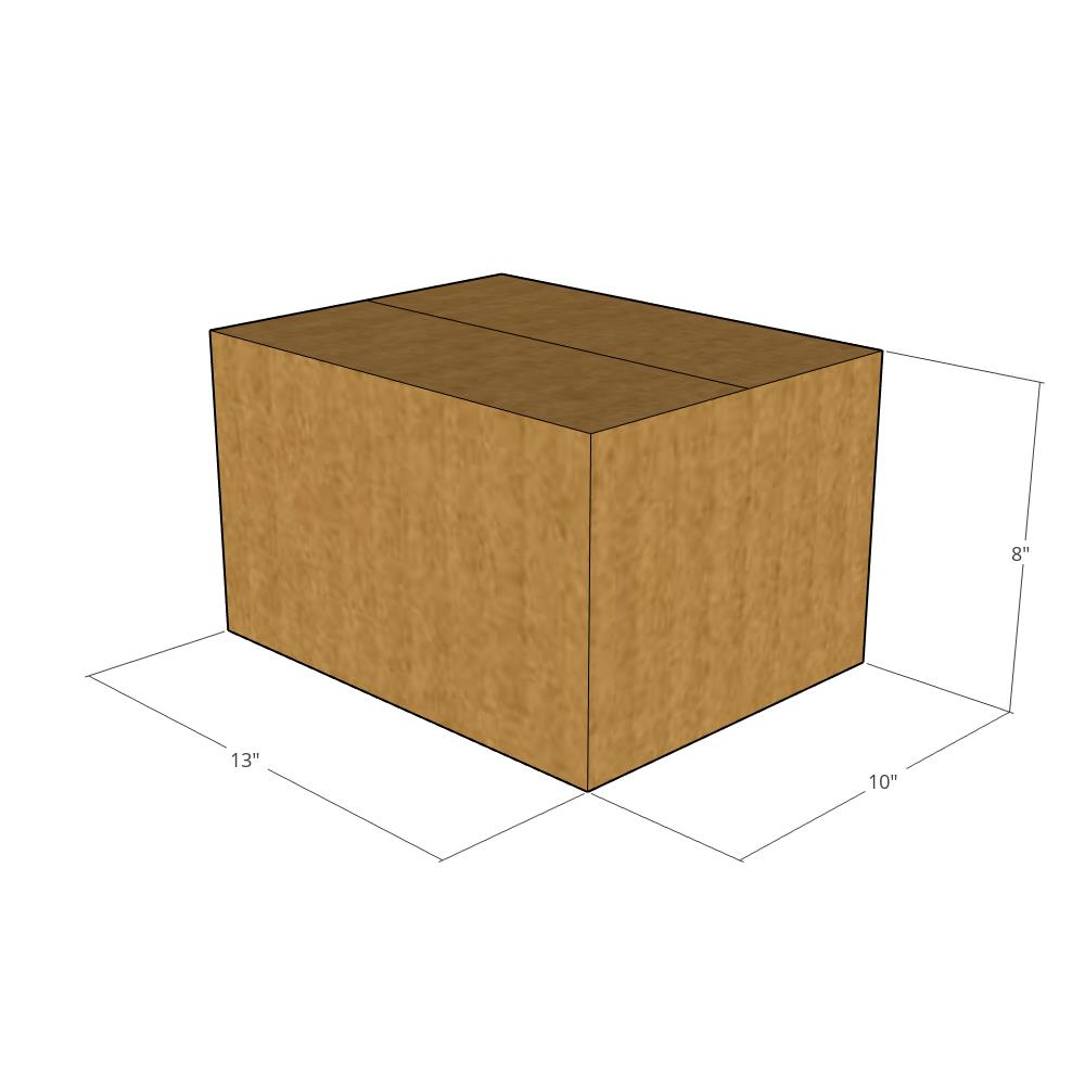 13 x 10 x 8" Corrugated Boxes -25 per Bundle