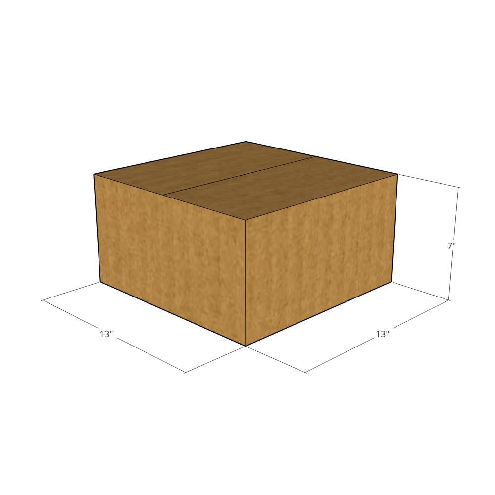 13 x 13 x 7" Corrugated Boxes -25 per Bundle