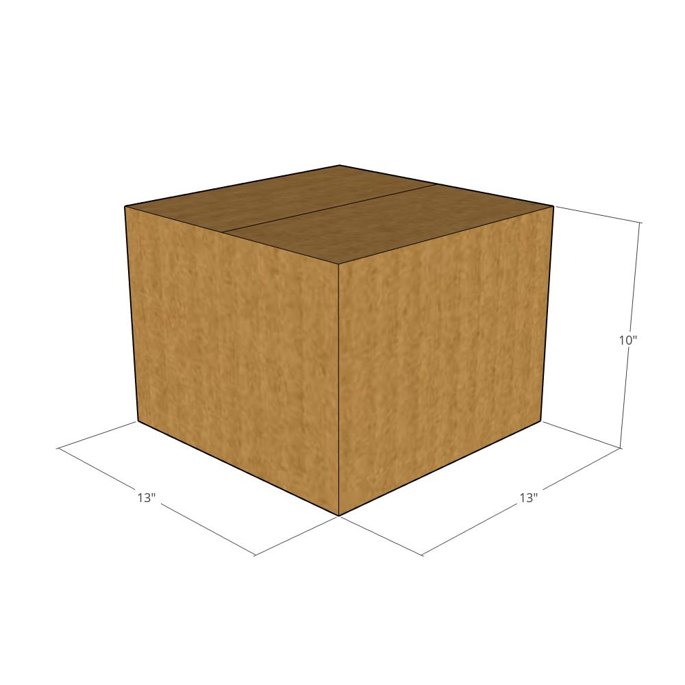 13 x 13 x 10" Corrugated Boxes -25 per Bundle