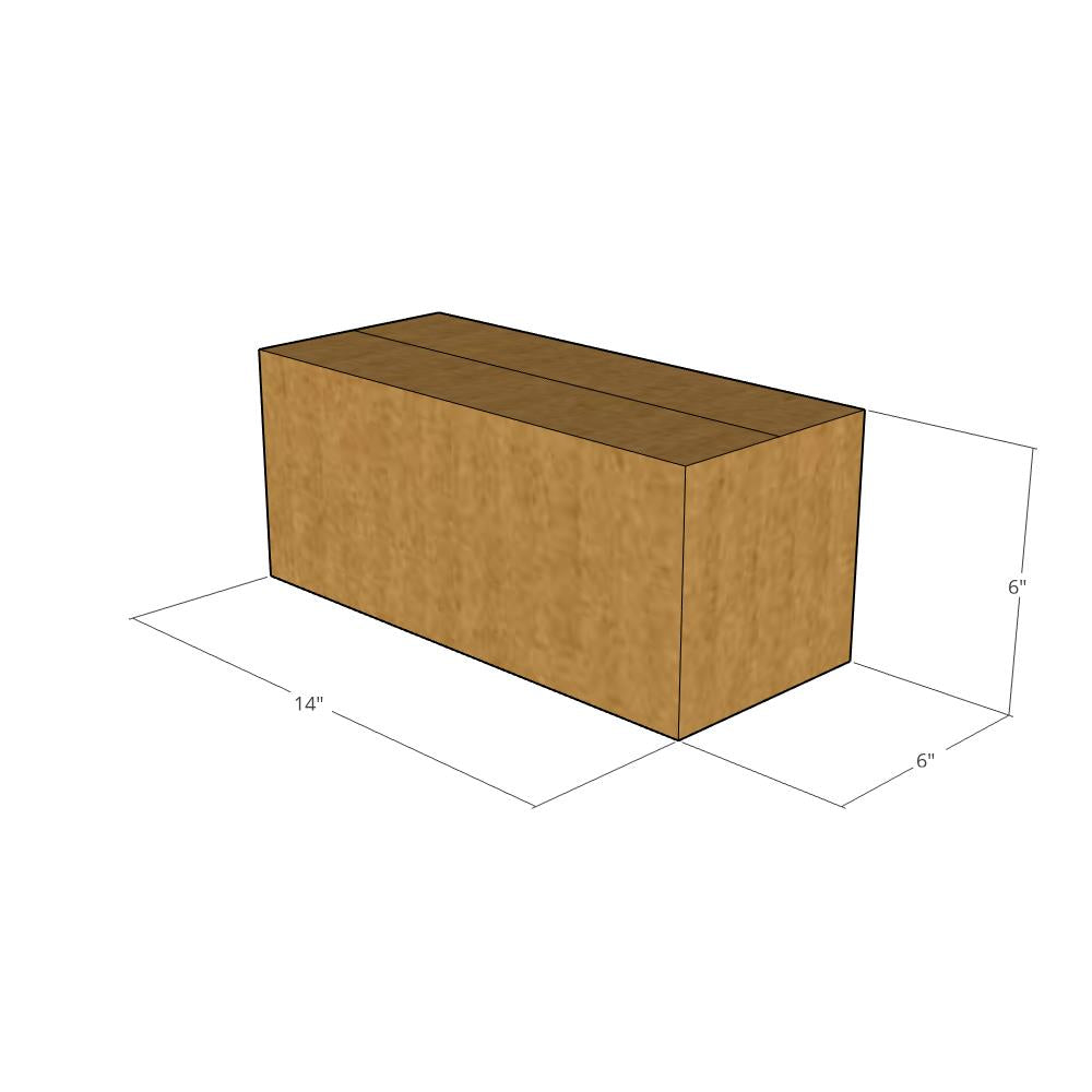 14 x 6 x 6" Long Corrugated Boxes -25 per Bundle