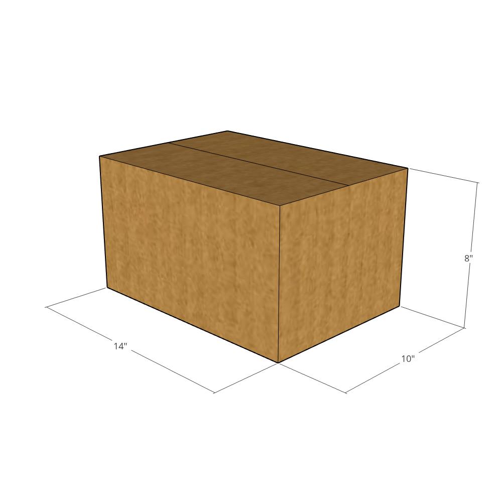 14 x 10 x 8" Corrugated Boxes -25 per Bundle