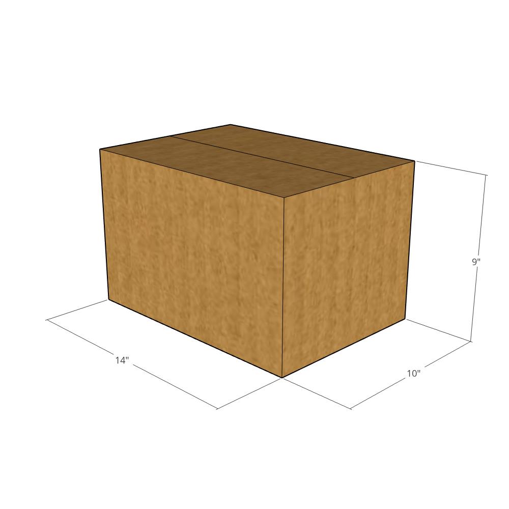 14 x 10 x 9" Corrugated Boxes -25 per Bundle