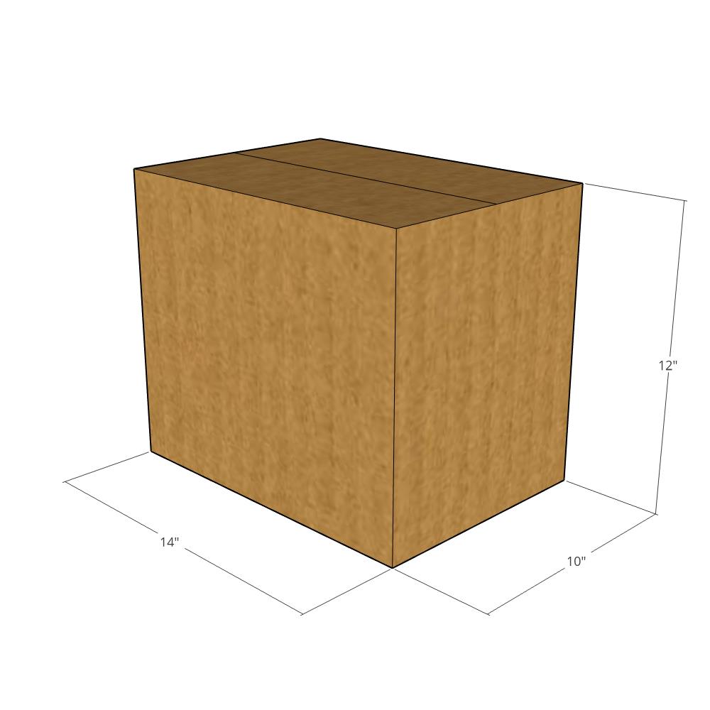 14 x 10 x 12" Corrugated Boxes -25 per Bundle