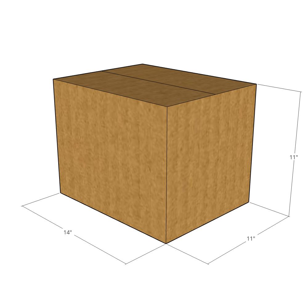 14 x 11 x 11" Corrugated Boxes -25 per Bundle