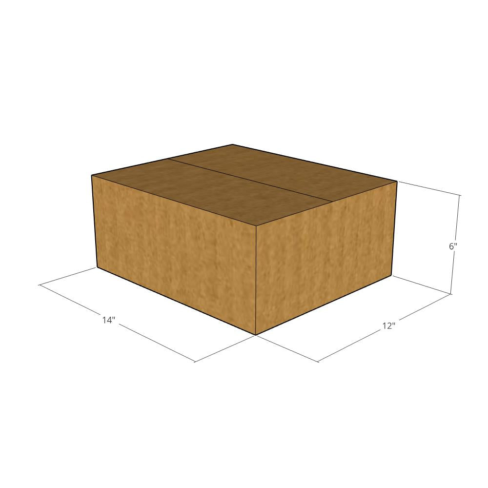 14 x 12 x 6" Corrugated Boxes -25 per Bundle