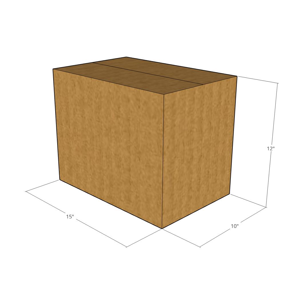 15 x 10 x 12" Corrugated Boxes -25 per Bundle
