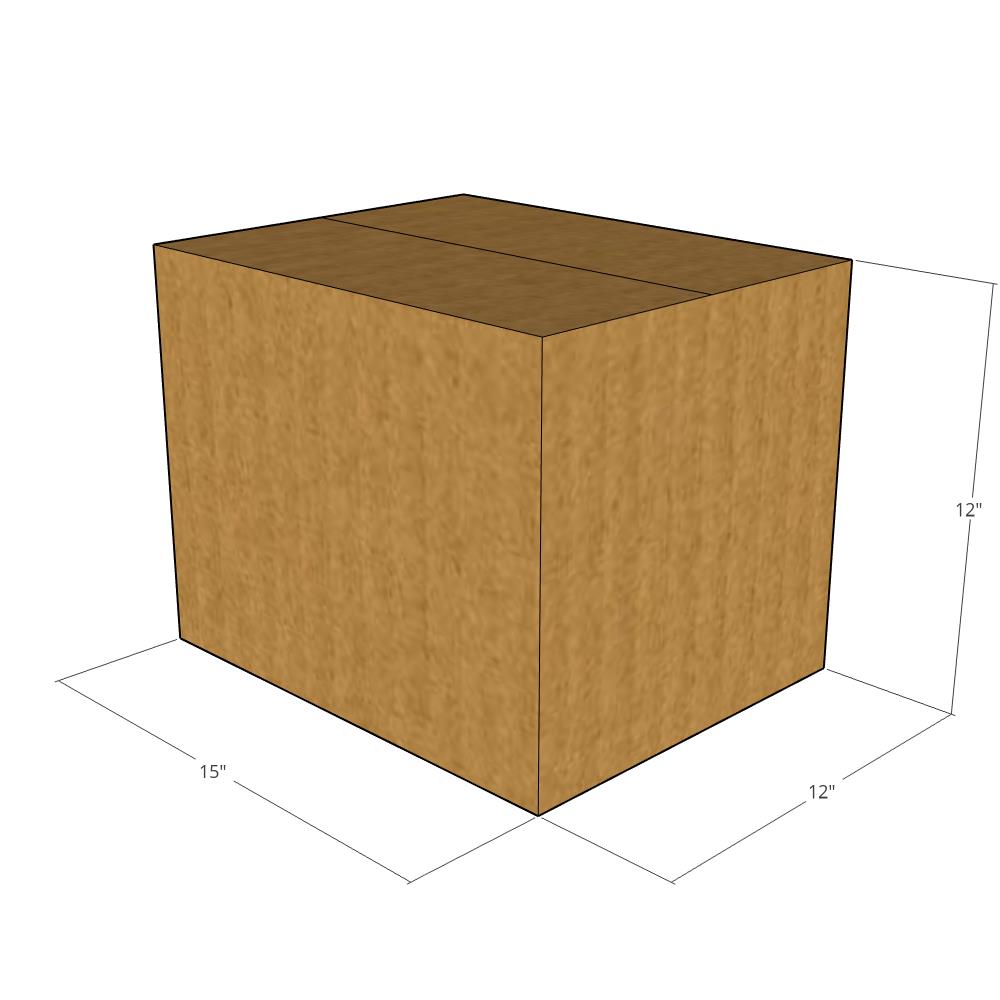 15 x 12 x 12" Corrugated Boxes -25 per Bundle