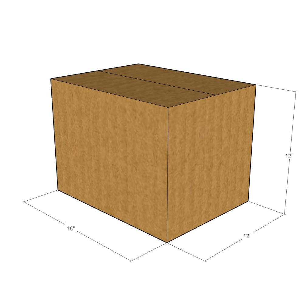 16 x 12 x 12" Corrugated Boxes -25 per Bundle